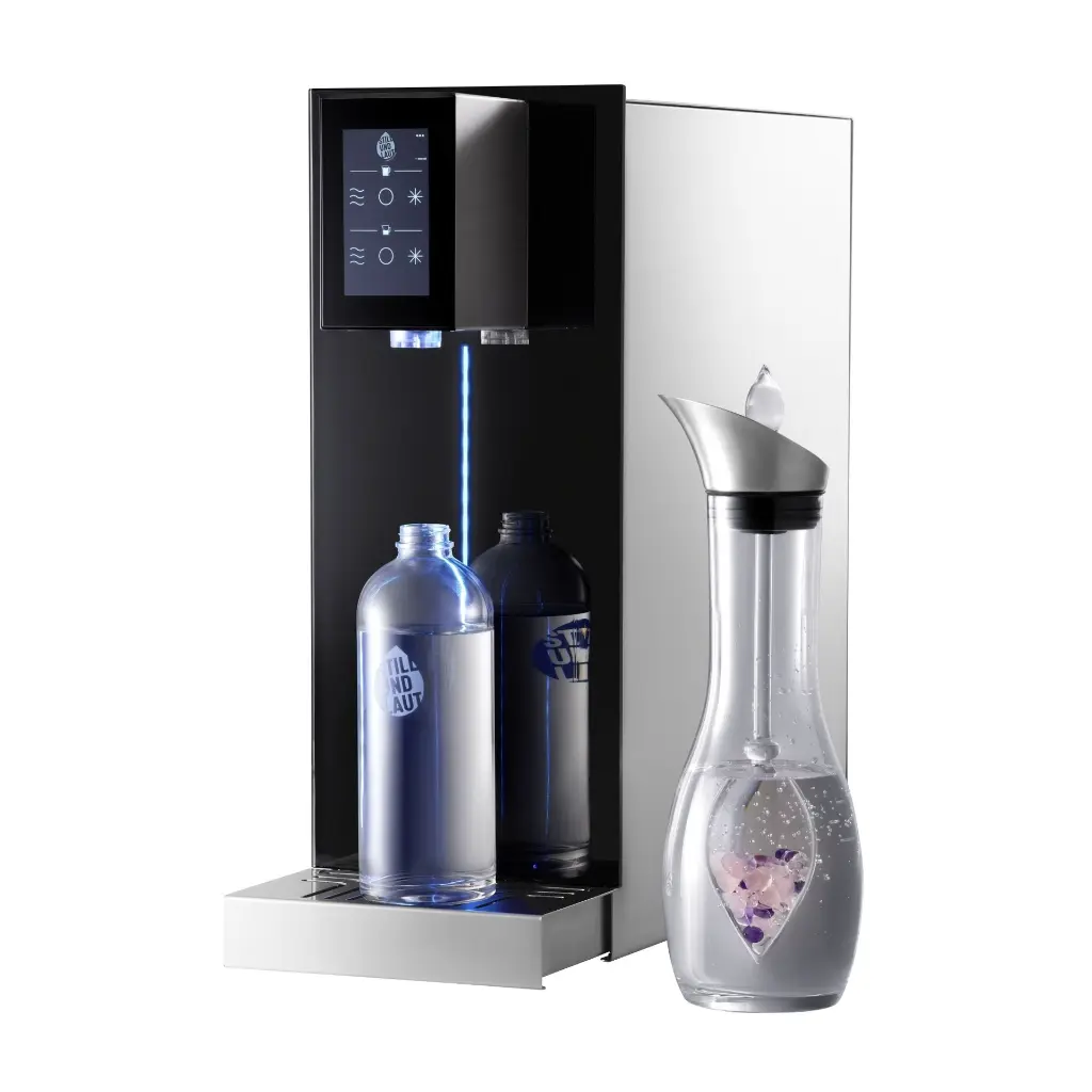 SPRUDELUX® SPRINT 40 - Premium Auftisch-Sprudelanlage | 40 L/Std. | höchster CO2 Gehalt | kompakt & leistungsstark | Made in Italy