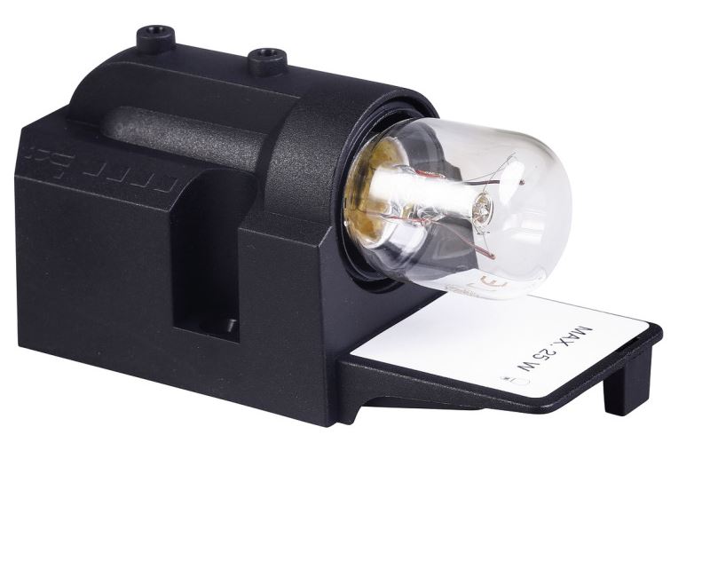 Leuchtenfassung Kunststoff schwarz