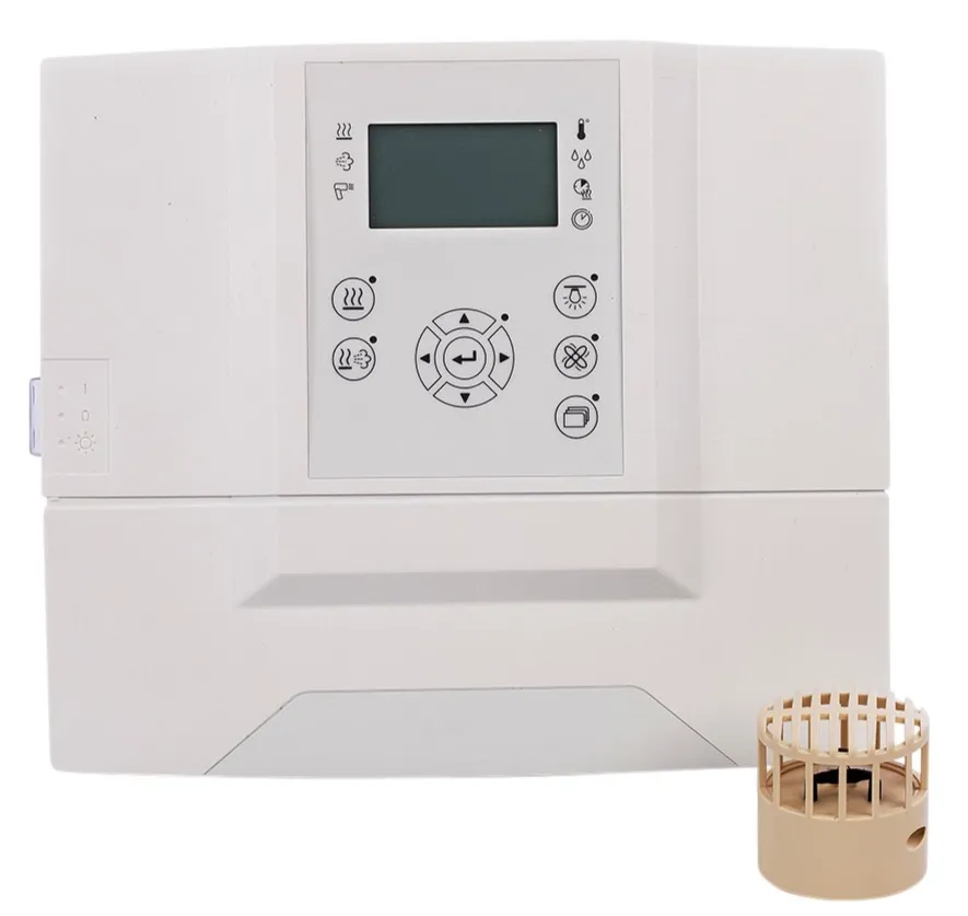 Digitales Steuergerät für Saunaöfen bis 9 KW mit 24-Std.-Vorwahluhr