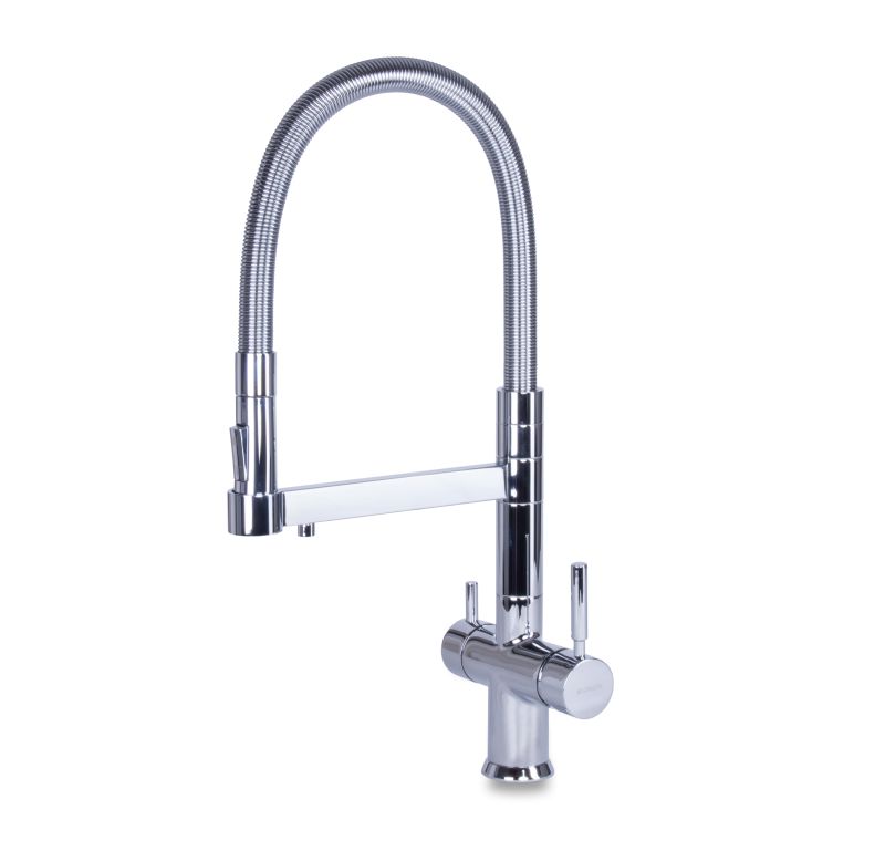 3 Wege Wasserhahn Neptun Chrome
