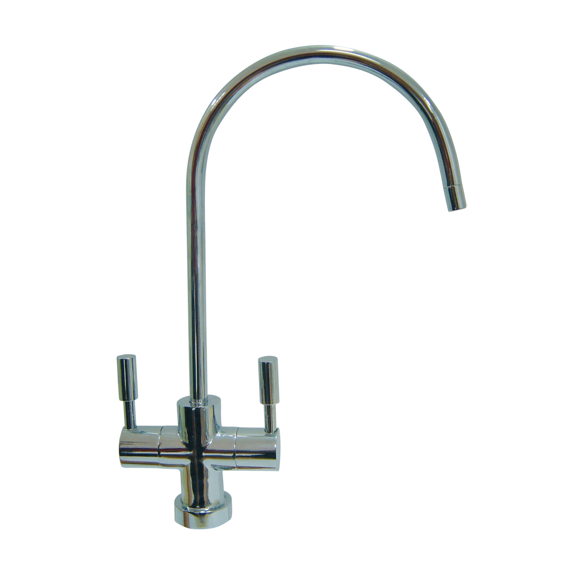Zwei-Wege-Wasserhahn TWISTER Chrom für Osmose- und Wasserfilteranlagen