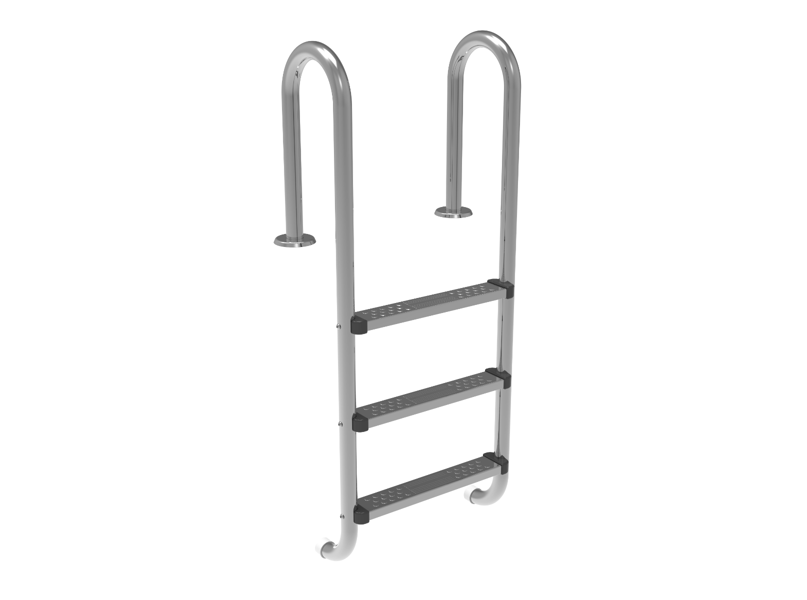 Einstiegsleiter, enges Modell, Edelstahl V2A