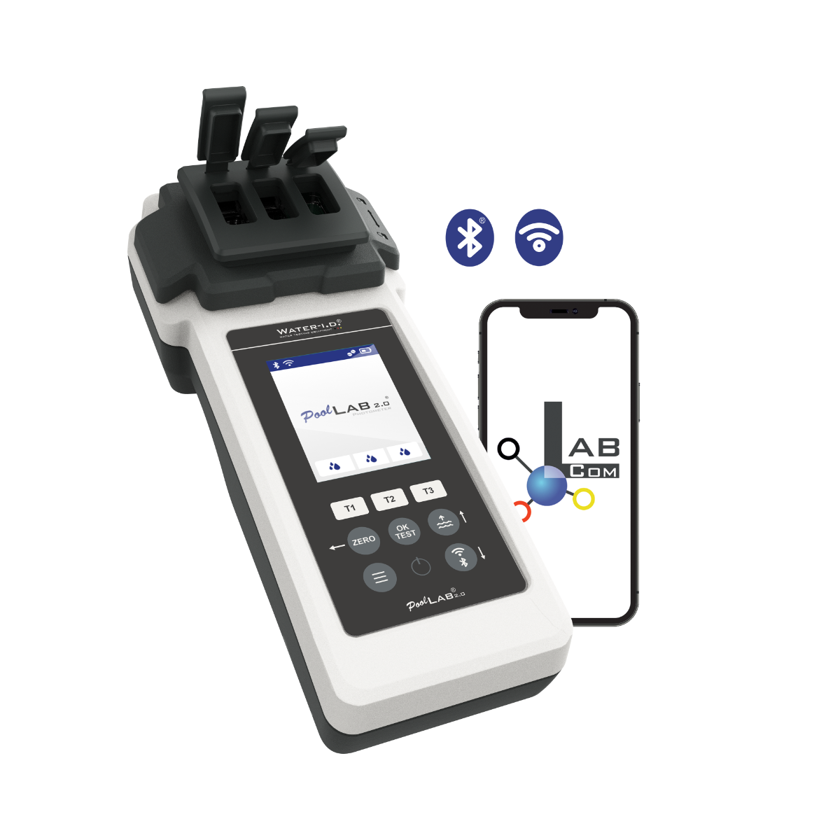 PoolLab 2.0 Photometer für professionelle Wasseranalyse