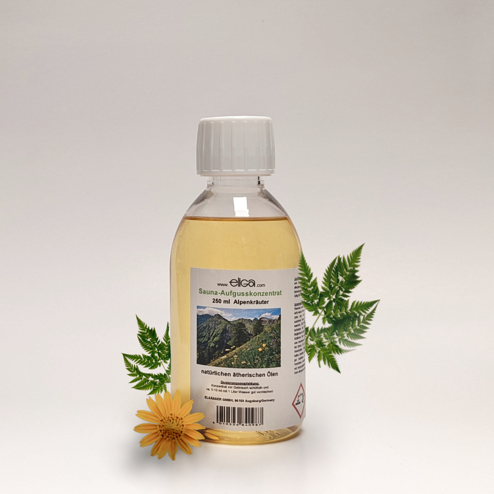 eliga Sauna-Aufgusskonzentrat Alpenkräuter 250 ml