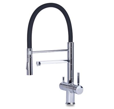 3 Wege Wasserhahn Black Poseidon