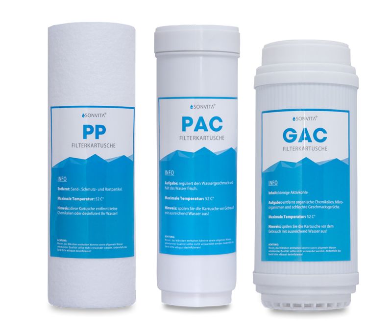 Filterset für die Osmoseanlage Puraqua Touch