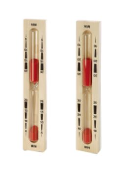 Sanduhr roter Sand 20/30 min für Infrarotkabine