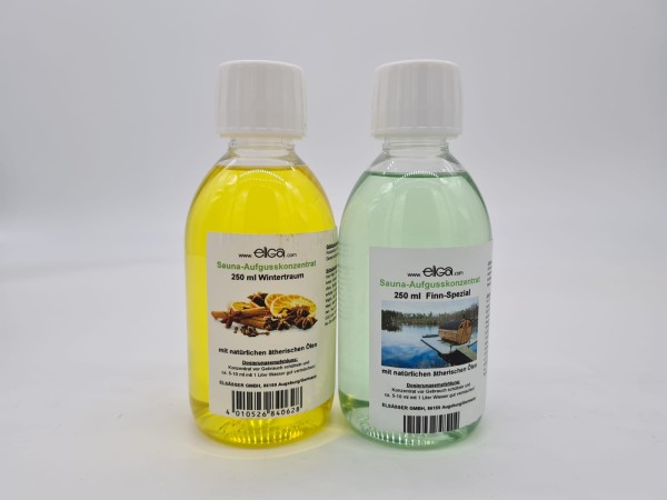 2x Sauna-Aufgusskonzentrat 250ml Wintertraum,Finn spezial