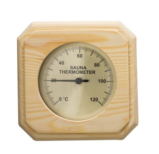 Thermometer aus Nadelholz