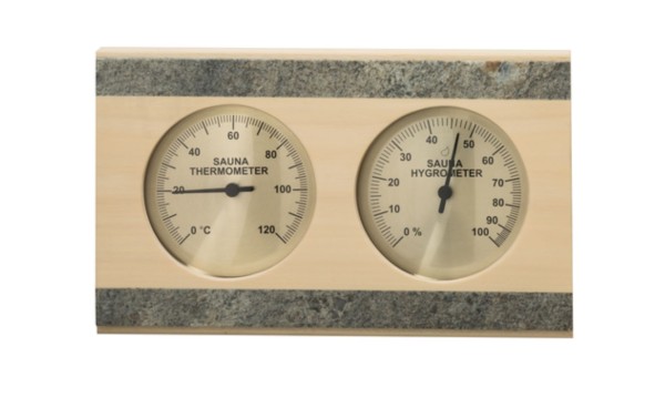 Thermo-Hygrometer Espe mit Speckstein