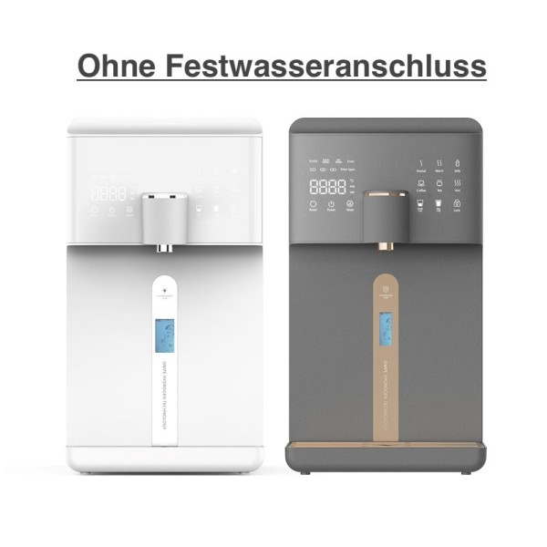 AURA W23 | Auftisch-Umkehrosmoseanlage mit Wasserstoff-Ionisator und Heißwasserfunktion | ohne Festw