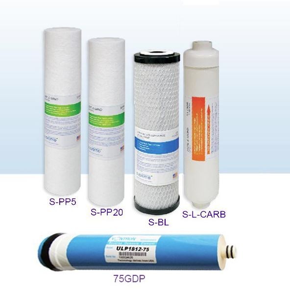 Ersatzfilterset für Supreme-RO5 Inkl. Membrane