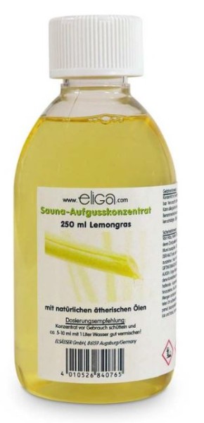 Sauna Aufgusskonzentrat Lemongras 250 ml