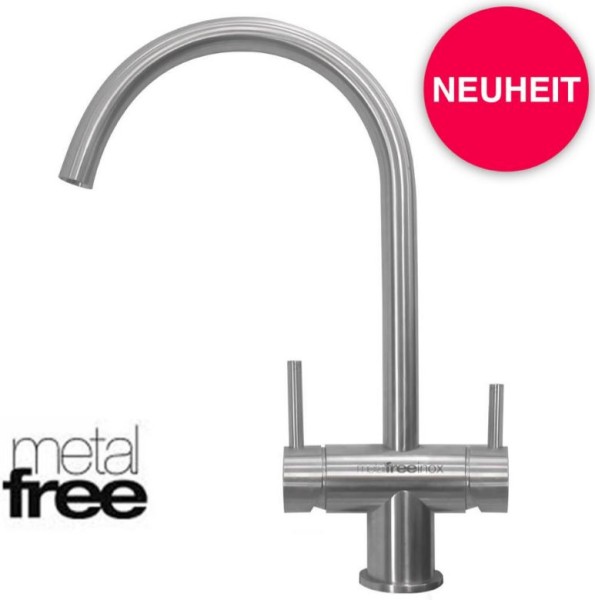 Drei-Wege-Wasserhahn ARLES INOX METAL FREE (Neuheit)
